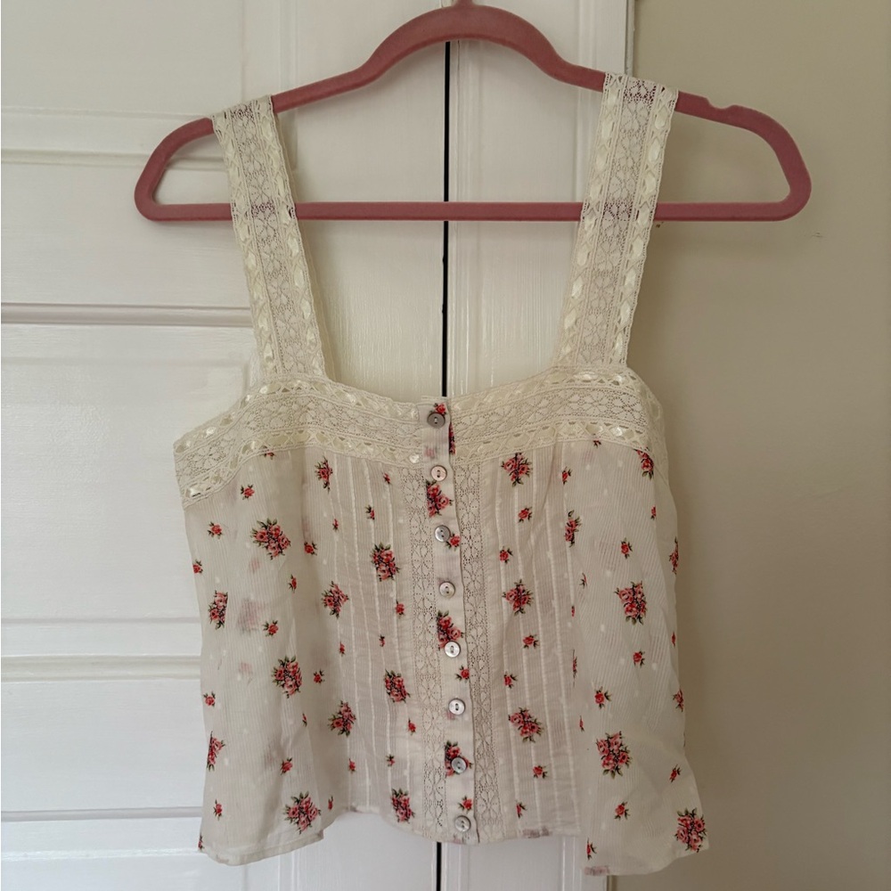 Love Shack Fancy Daisy Top